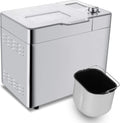 Panificadora Automática, Panificadora automática de 550 W, 25 programas de horneado, LCD, Máquina Programable para Hacer Pan, 13H Temporizador de Citas, para Panes, sin Gluten, Bizcochos