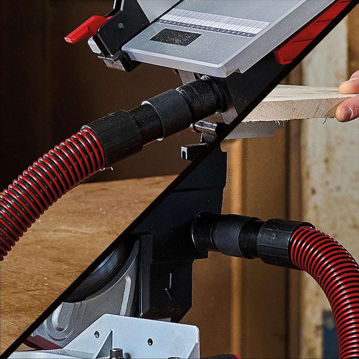Einhell Sierra ingletadora y tronzadora con mesa superior TE-MS 254 T