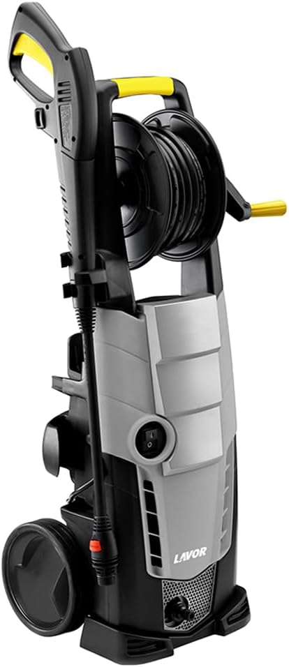 LAVOR Limpiador de Alta presión Galaxy 160 GL con Carrete de Manguera, Dos cepillos y presión máxima de 160 Bar, caudal de 510 l/h máximo, 2500 W