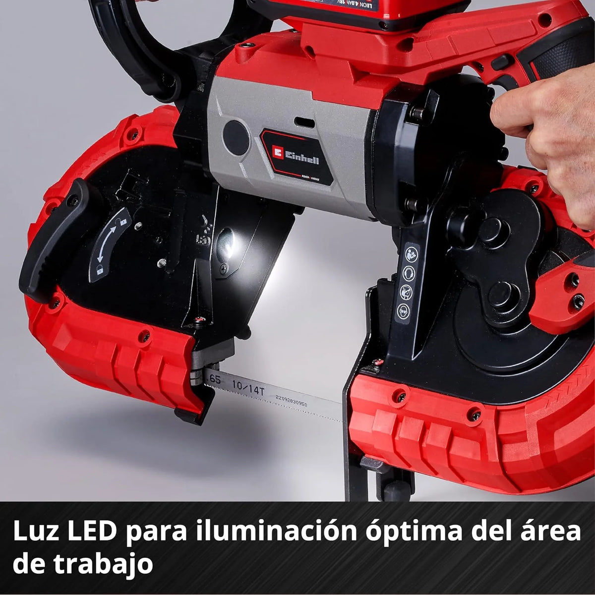 Einhell Sierra de banda con batería TE-MB 18/127 U Li-Solo