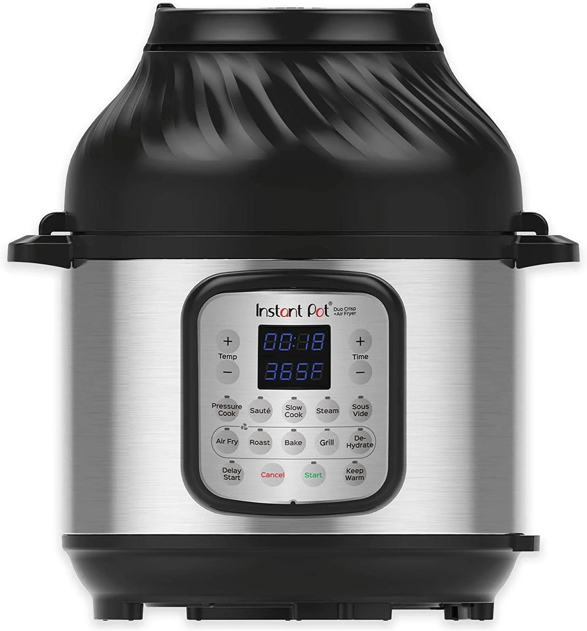 Instant Pot Duo Crisp + Air Fryer 5.7L Multicooker 11 en 1 Cocina a presión, saltea, cocina al vapor, a fuego lento, sousvides, calienta, fríe al aire, hornea, asa y deshidrata