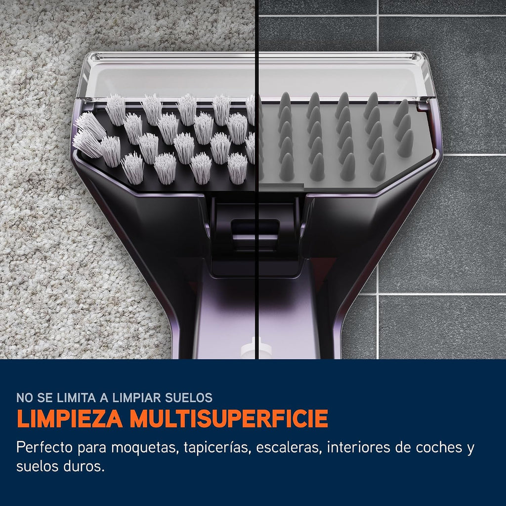 Vax SpotWash Duo Quitamanchas para alfombras y tapicería con herramienta para mascotas, accesorios multi-superficie y solución para limpiar escaleras, sofás, coches y superficies duras