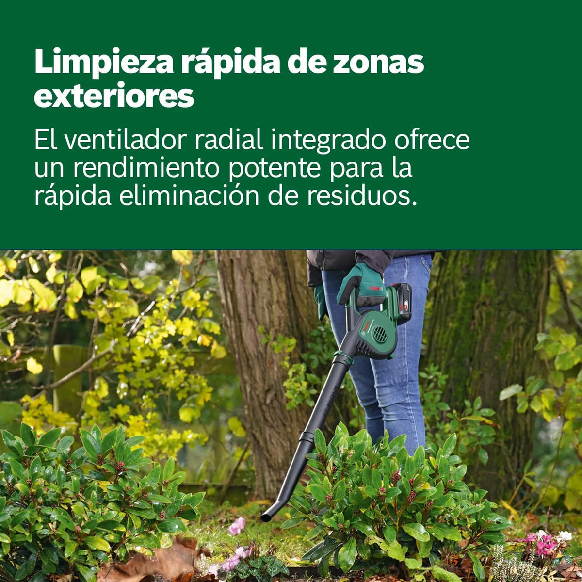 Bosch soplador de Hojas a batería UniversalLeafBlower 18V-130