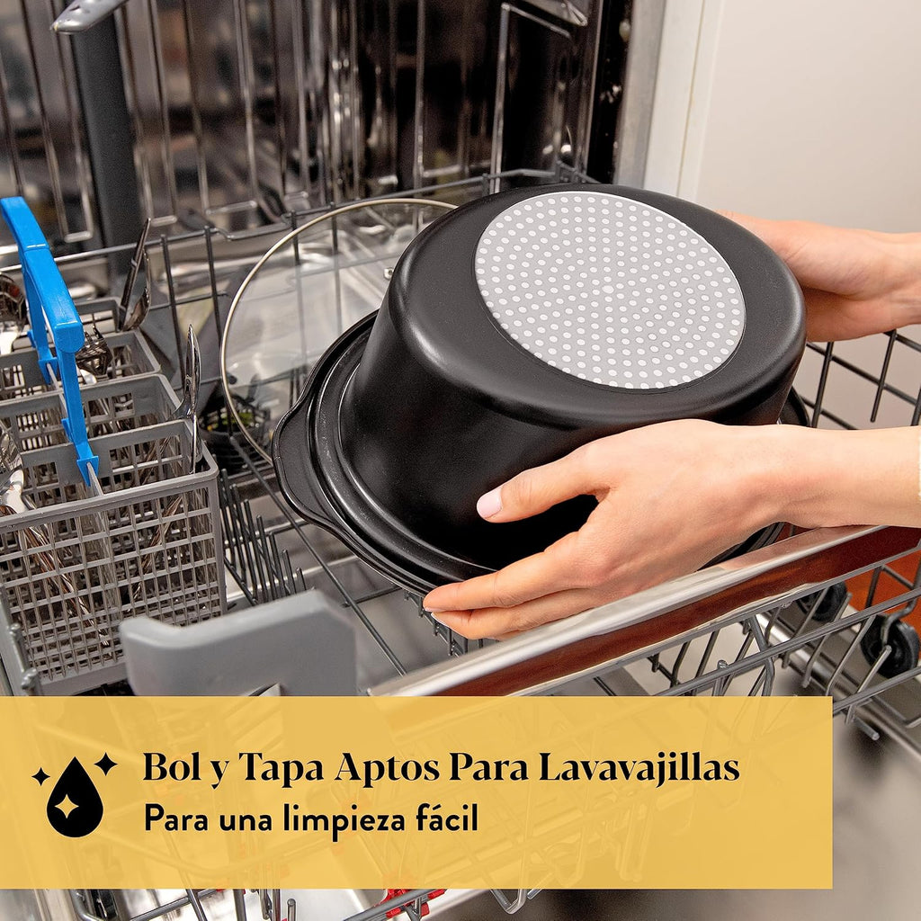 Crock-Pot Olla digital de cocción lenta Sizzle & Stew | 3.5 L (3-4 Personas) | Recipiente extraíble apto para placas de inducción | Carne y verduras | Enchufe EU 2 Pin | Acero inoxidable [CSC111X]