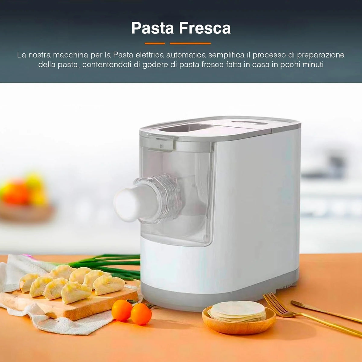 Máquina para hacer pasta eléctrica con 12 moldes, máquina para hacer pasta en 3 minutos, 43,7 x 30,6 x 21,9 cm, 200 W
