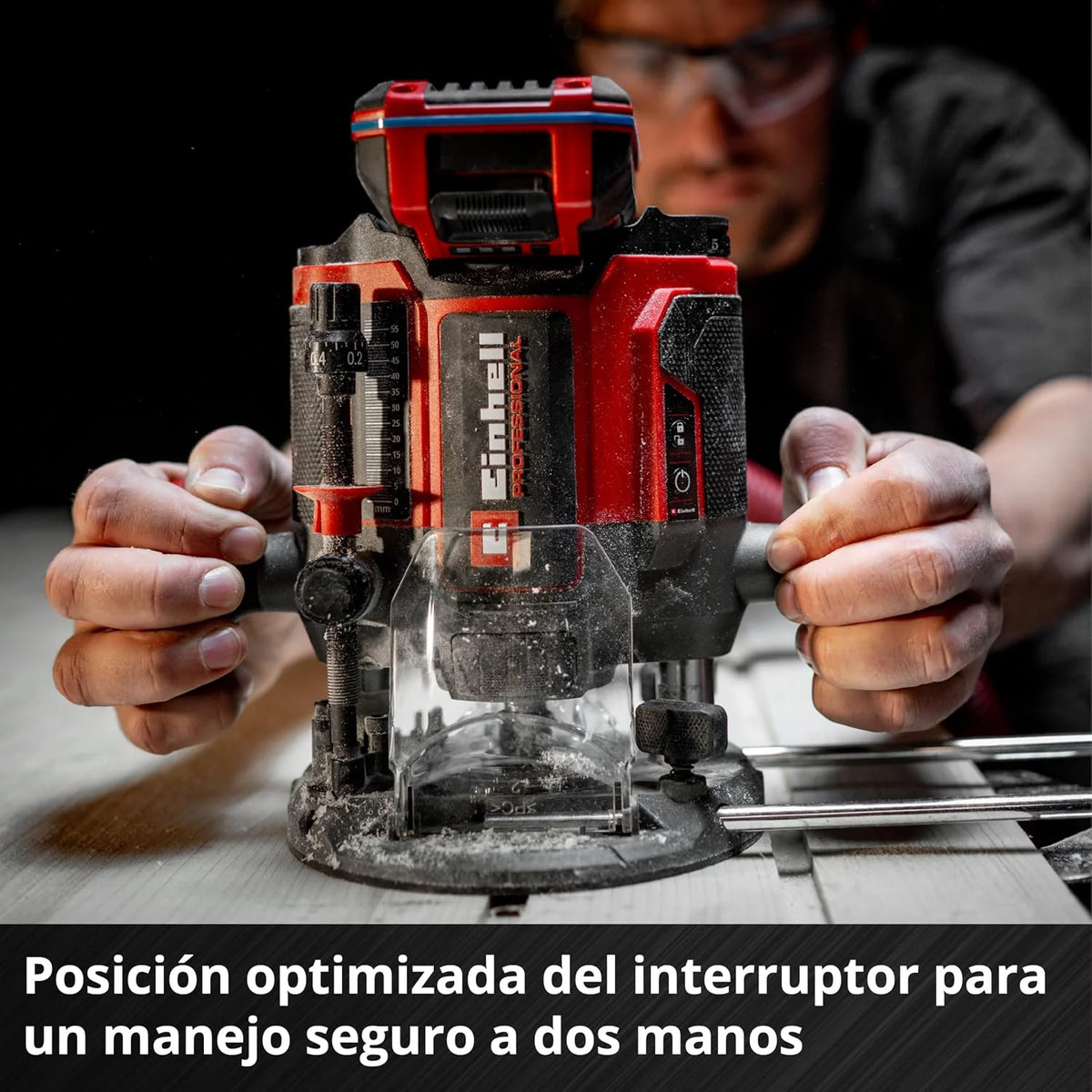 Einhell Professional Fresadora a batería TP-RO 18/55 Li BL