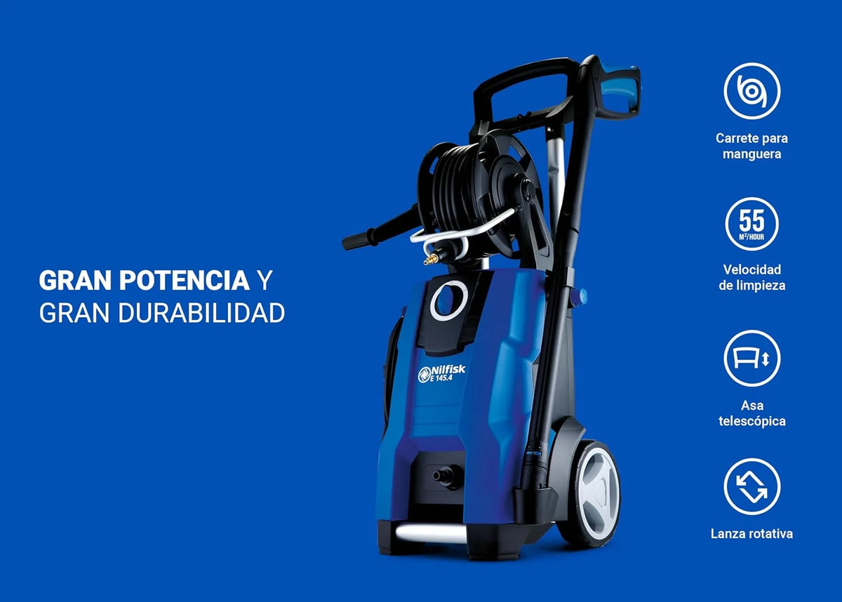 Nilfisk Hidrolimpiadora de Alta Presión E 145 Pad X-TRA