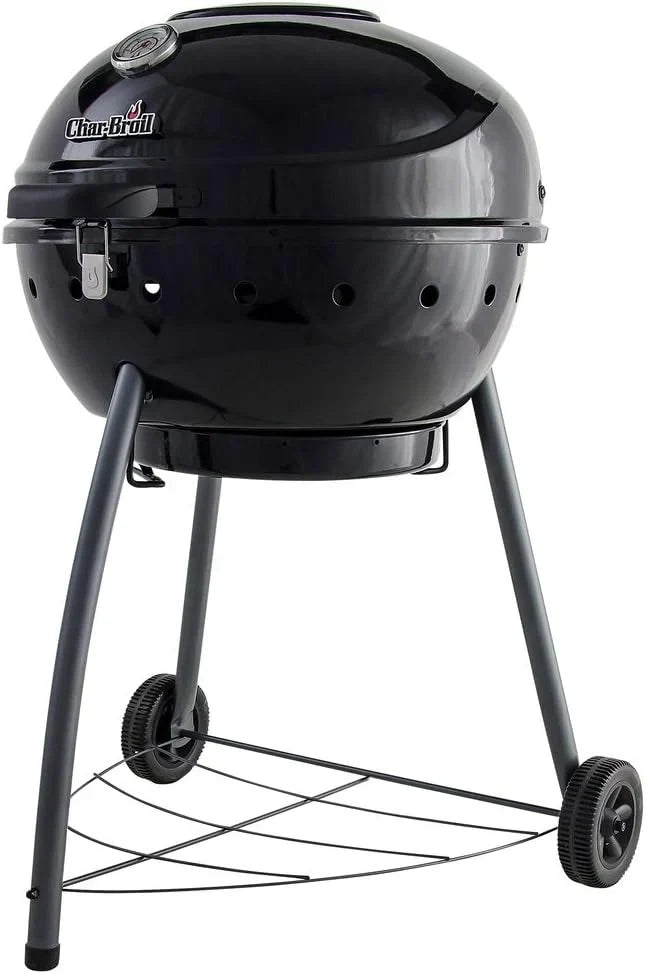 Char-Broil Kettleman Charcoal Barbecue - Kettle Charcoal Grill, TRU-Infrared Technology, Removable Ash Tray - Optimal for Outdoor, Garden & Patio Cooking