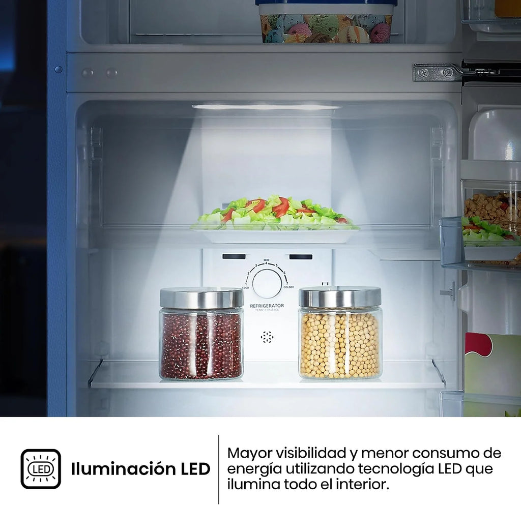 Hisense RT327N4AWE - Frigorífico 2 Puertas Total No Frost, 249L, 168cm, Multi Airflow, Puerta Reversible, Iluminación LED, Cajón de Frutas y Verduras, Blanco