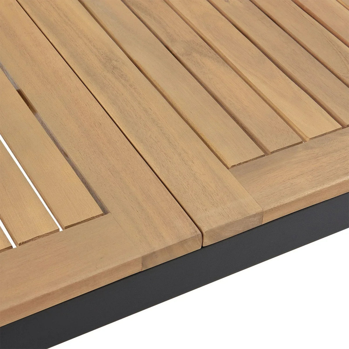 2025 Conjunto de jardín de madera de acacia Rhodos – Elegancia natural y confort para 4 personas