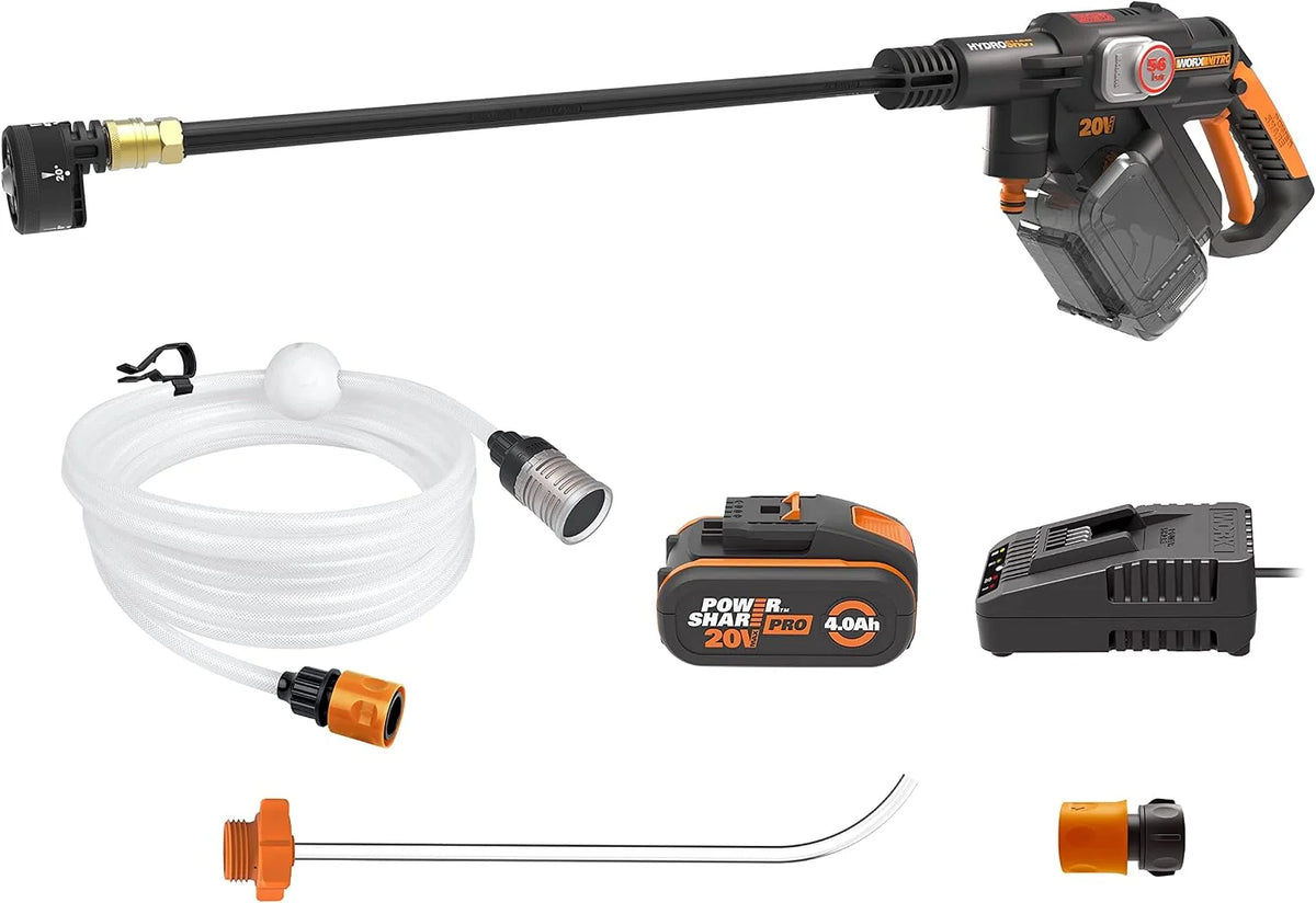 Worx WG633E Hidrolimpiadora Brushless 20V 4Ah 220L/h 50bar