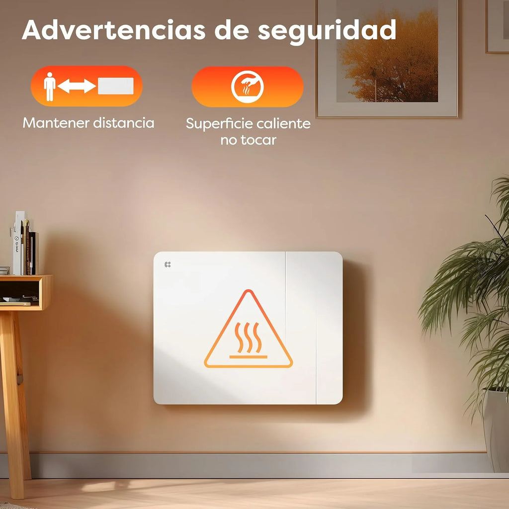 CIARRA 1000W Inertia Radiator with Ceramic and WiFi Heating Film