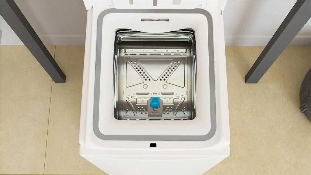 Whirlpool - Lavadora carga superior 6.5 kg TDLR 65230SS EU/N blanco, 1200 rpm, tecnología 6th sense y freshcare, motor universal, eficiencia NEL D