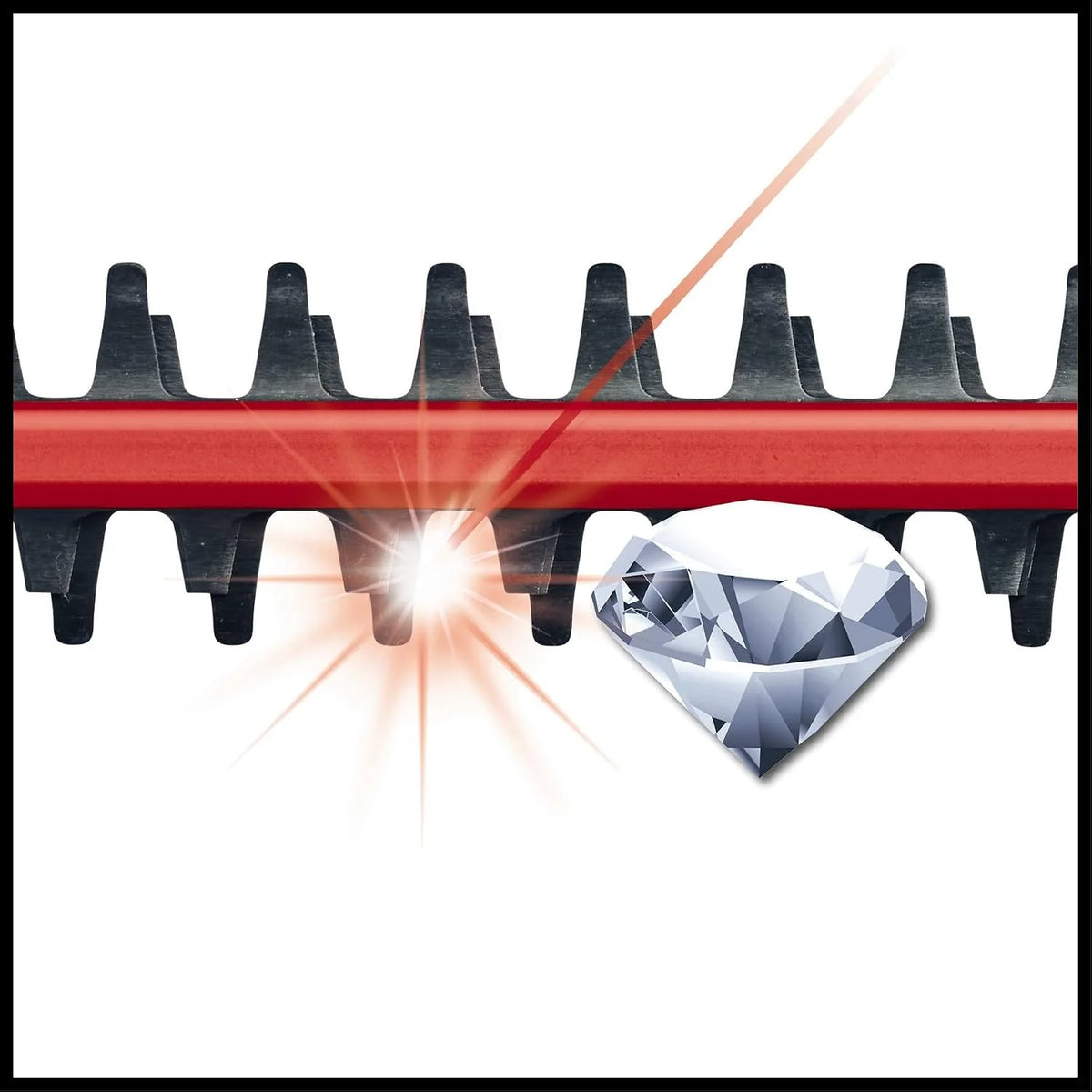 Einhell Cortasetos eléctrico GC-HH 5056 (500 W, Longitud de Corte de 47 cm, Extensible 170-250 cm, Distancia Entre Dientes de 20 mm, Ajuste de Cabeza del Motor de 5 etapas)