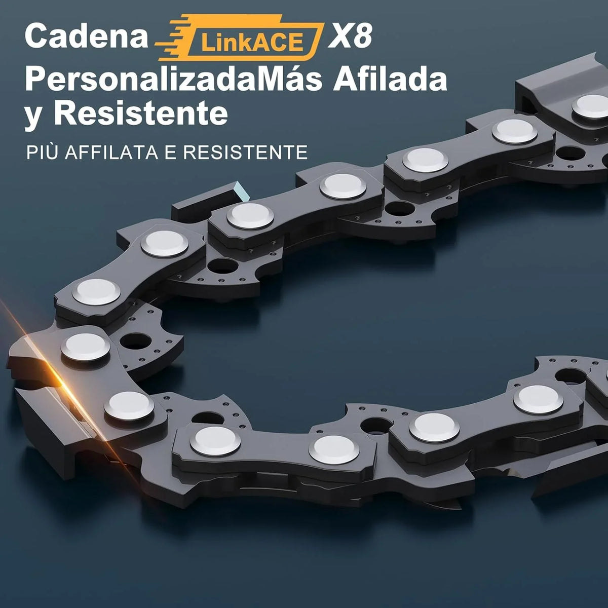 2-en-1 8 Pulgadas Mini Motosierra y Motosierra de Pértiga Inalámbrica con 2 Baterías de 4000mAh, Motosierra sin Escobillas con Telescópicas para Exterior, Extensible hasta 4M
