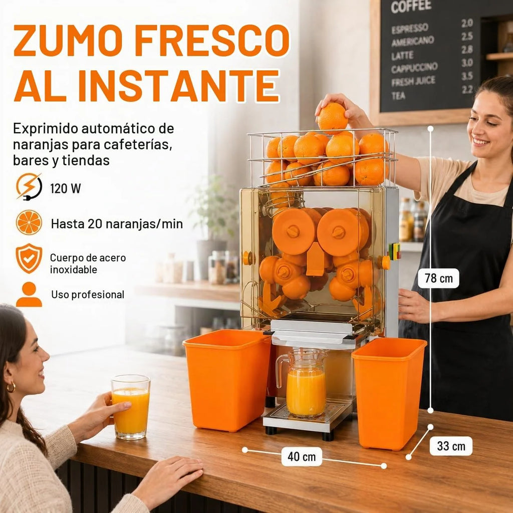 MAGIC SELECT Exprimidor de Naranjas Automático Profesional Hostelería
