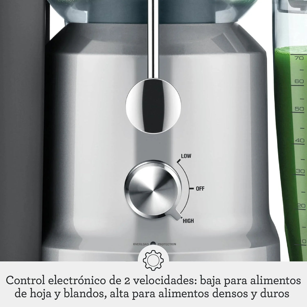 Sage Nutri Juicer Cold - Exprimidor de Zumo, Plata