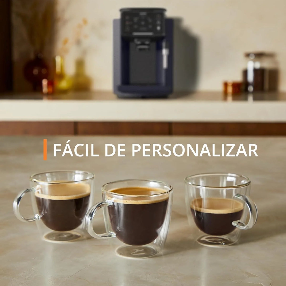 KRUPS Sensation, Cafetera Superautomática, 5 Bebidas, Espumador