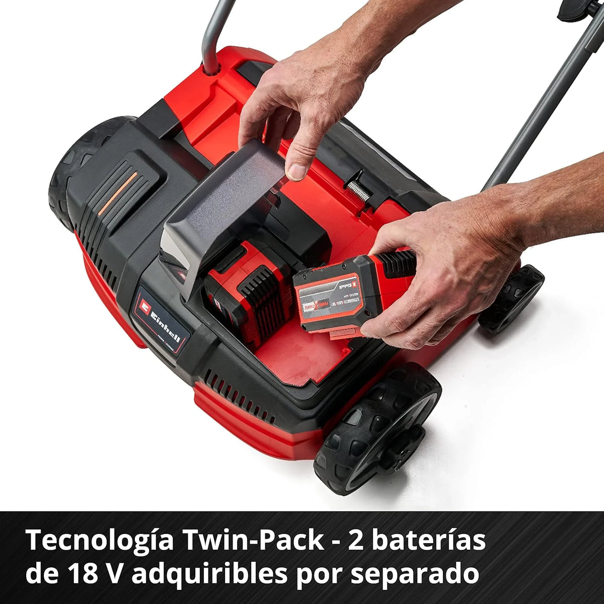 Einhell Escarificador/aireador inalámbrico - GC-SC 36/31 Li PXC. Combinada 3 en 1, motor de bobinado en serie, unidad de corte con rodamiento de bolas, suministrada sin batería y cargador