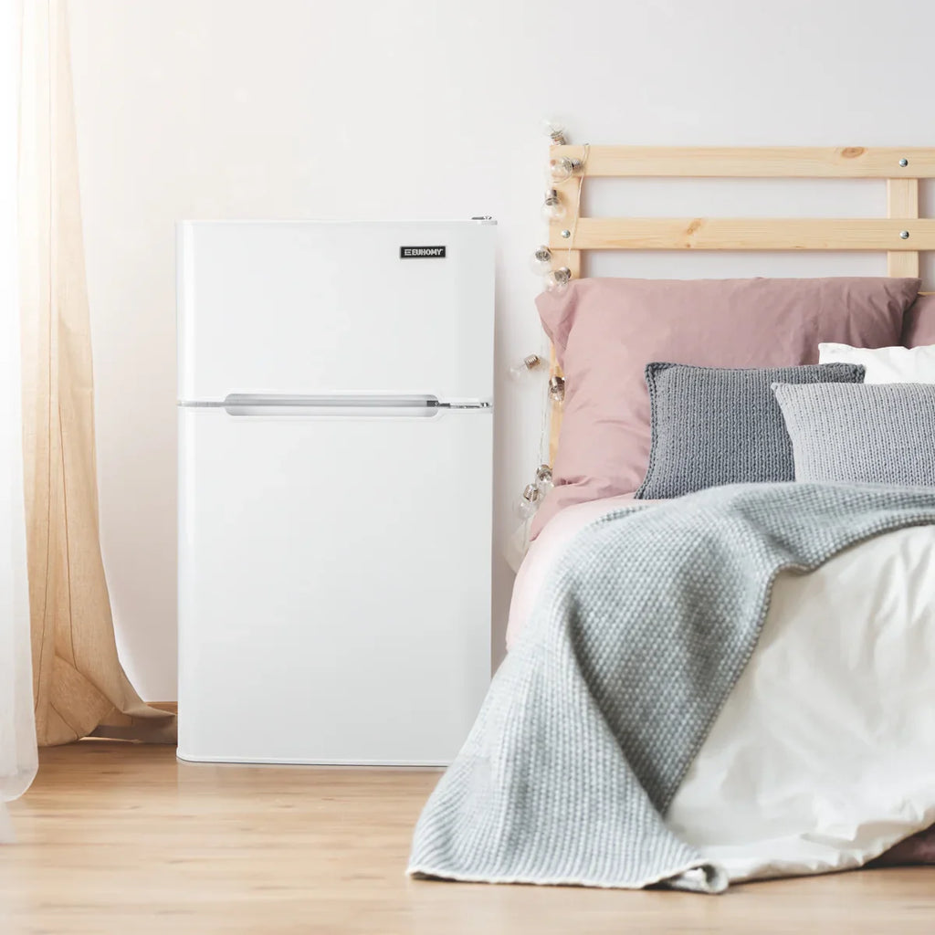 2026 Mini refrigerador EUHOMY de 3,2 pies cúbicos – Empotrable o independiente
