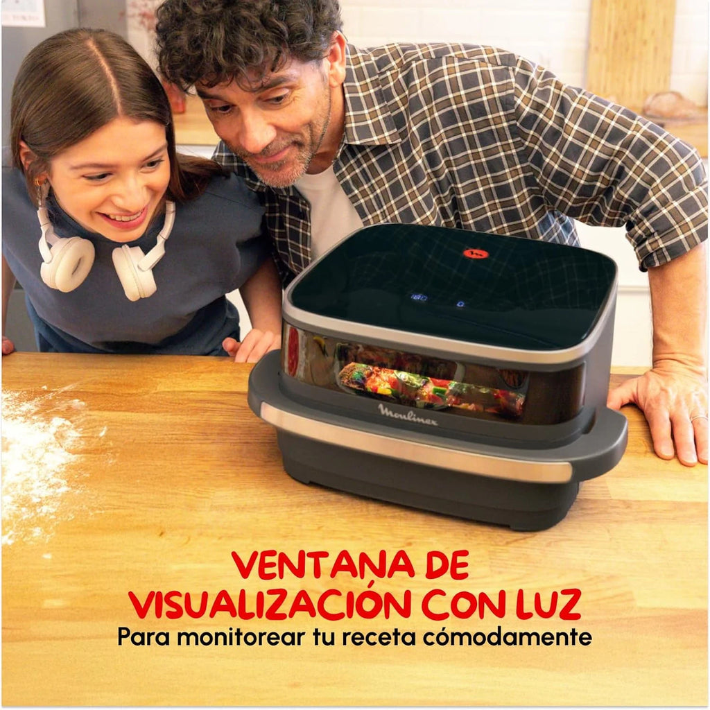 Moulinex Easy Fry XL Surface, Freidora de Aire 2200 W, Doble Resistencia