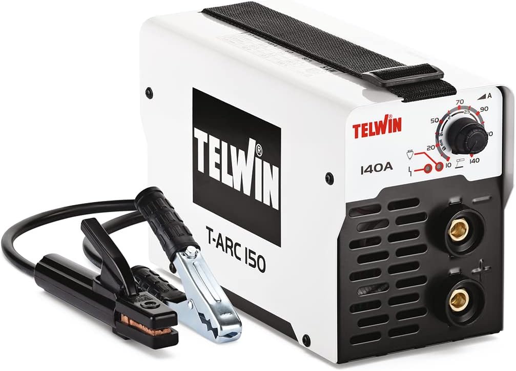 Telwin T-ARC 150 Soldadora Inverter a Electrodo 140A 230V con Accesorios para Soldadura MMA
