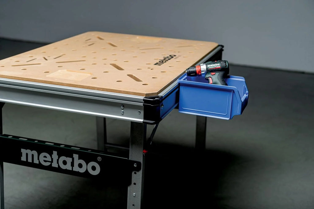 metabo Mesa Multifuncional MWB 100, Banco de Trabajo de Aluminio y MDF