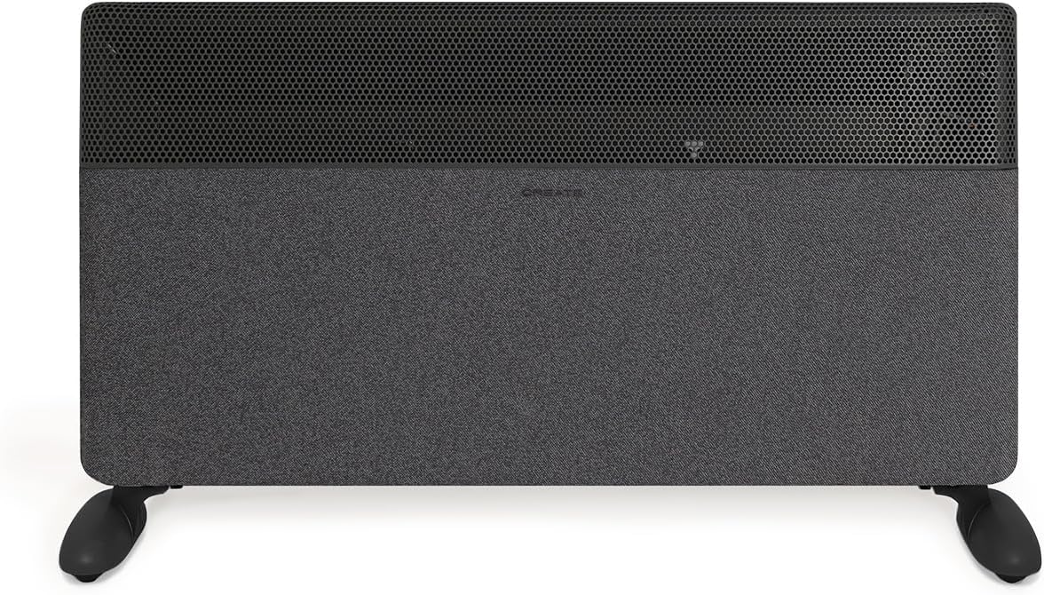 CREATE /WARM TEXTILE INVERTER/Wall or floor convector with black WiFi with legs/Inverter technology. 4 modes. 10 power. suitable for bathroom. programmable. app control. 2000W