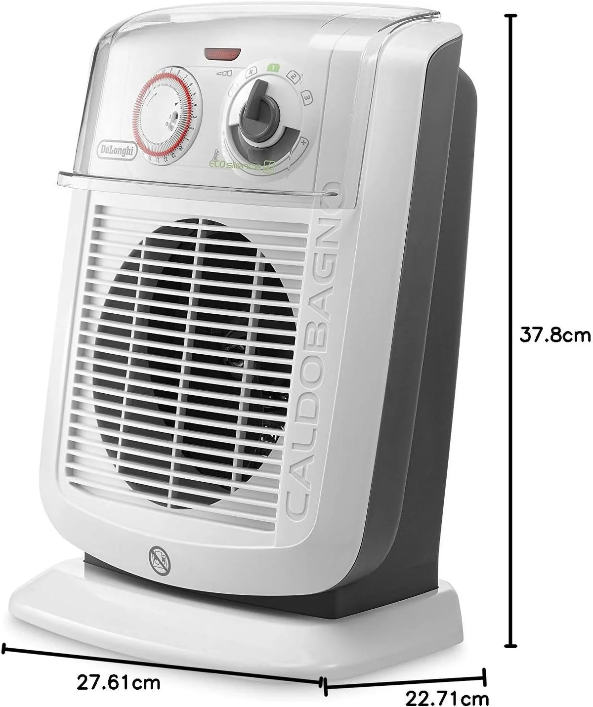DeLonghi HBC3052T Bathroom Convector with 3 Power 800/1400/2200 W