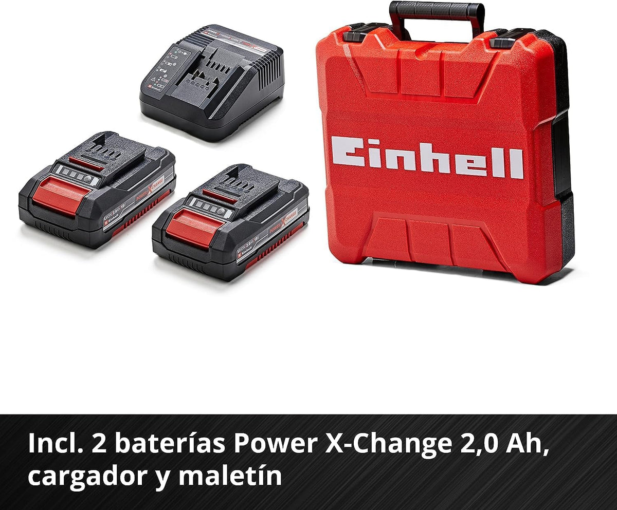Einhell Professional Taladro percutor con batería TP-CD 18/50 Li-i BL Kit