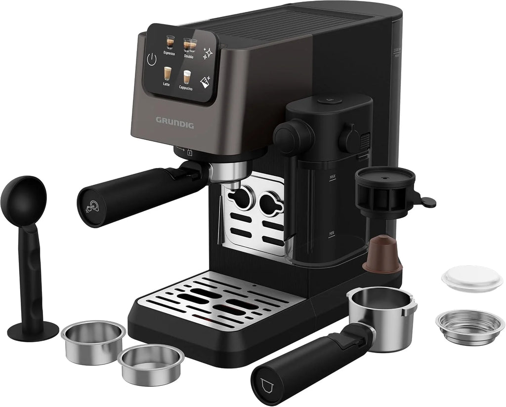 GRUNDIG KSM 6430 Delisia Coffee Series DC5300, Cafetera Automática, Apto para monodosis y cápsulas de café