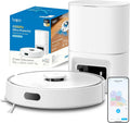 Tapo RV30 MAX Plus White-Robot Aspirador y Fregasuelos, Base Autolimpieza