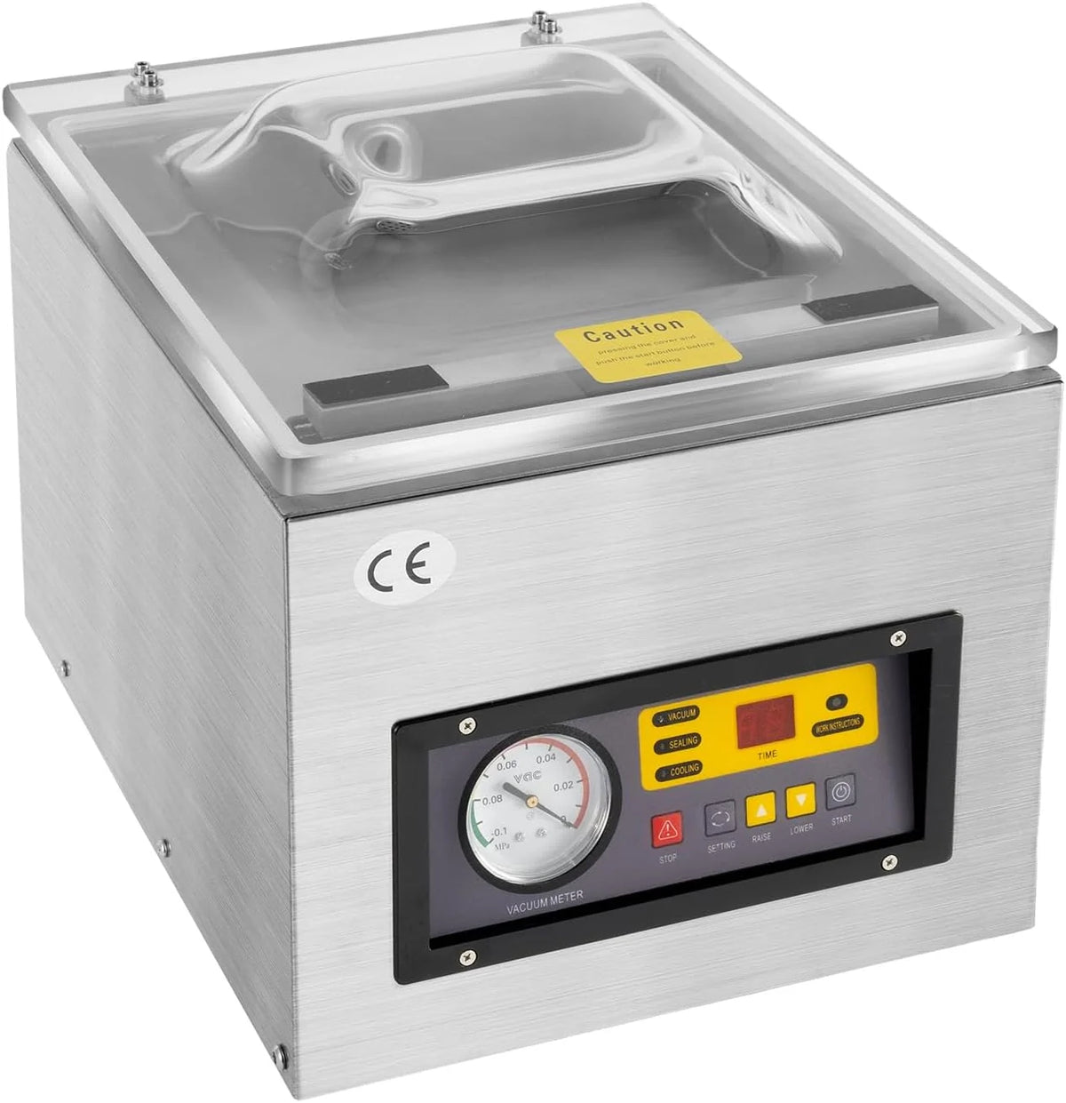 Envasadora al vacío 220 V DZ-260 selladora profesional al vacío máquina de vacío para alimentos instrumento preciso metal raro, etc
