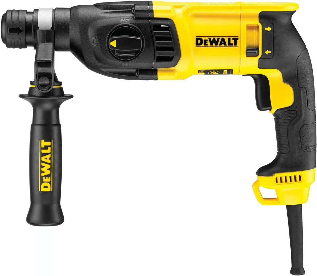 DEWALT D25133K-QS - Martillo Ligero Combinado 800 W 2.6J SDS-Plus, 3 modos, Empuñadura lateral multiposición, Tope de profundidad, Maletín de transporte TSTAK