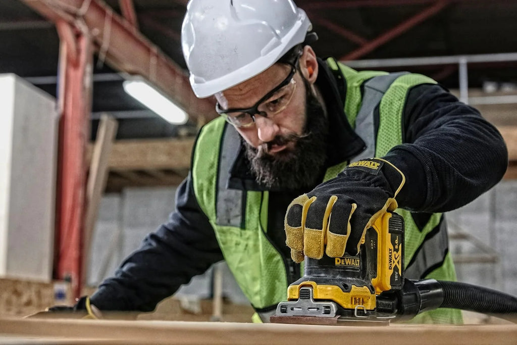 DEWALT DCW200N-XJ DCW200N 18V XR 1/4 hoja de lijadora de palma, 18 V