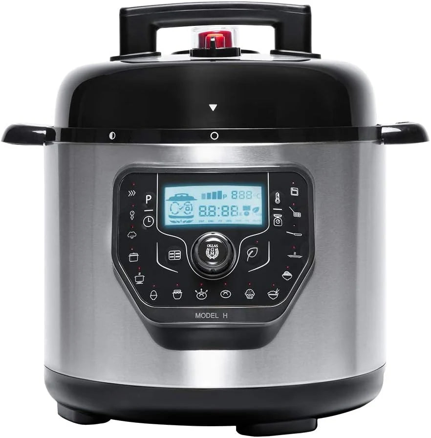Cecotec Olla Programable GM Modelo H Deluxe. Programable 24 horas, Capacidad 6 litros,Sistema de cocción inteligente, Función báscula,Temperatura ajustable, Presión ajustable