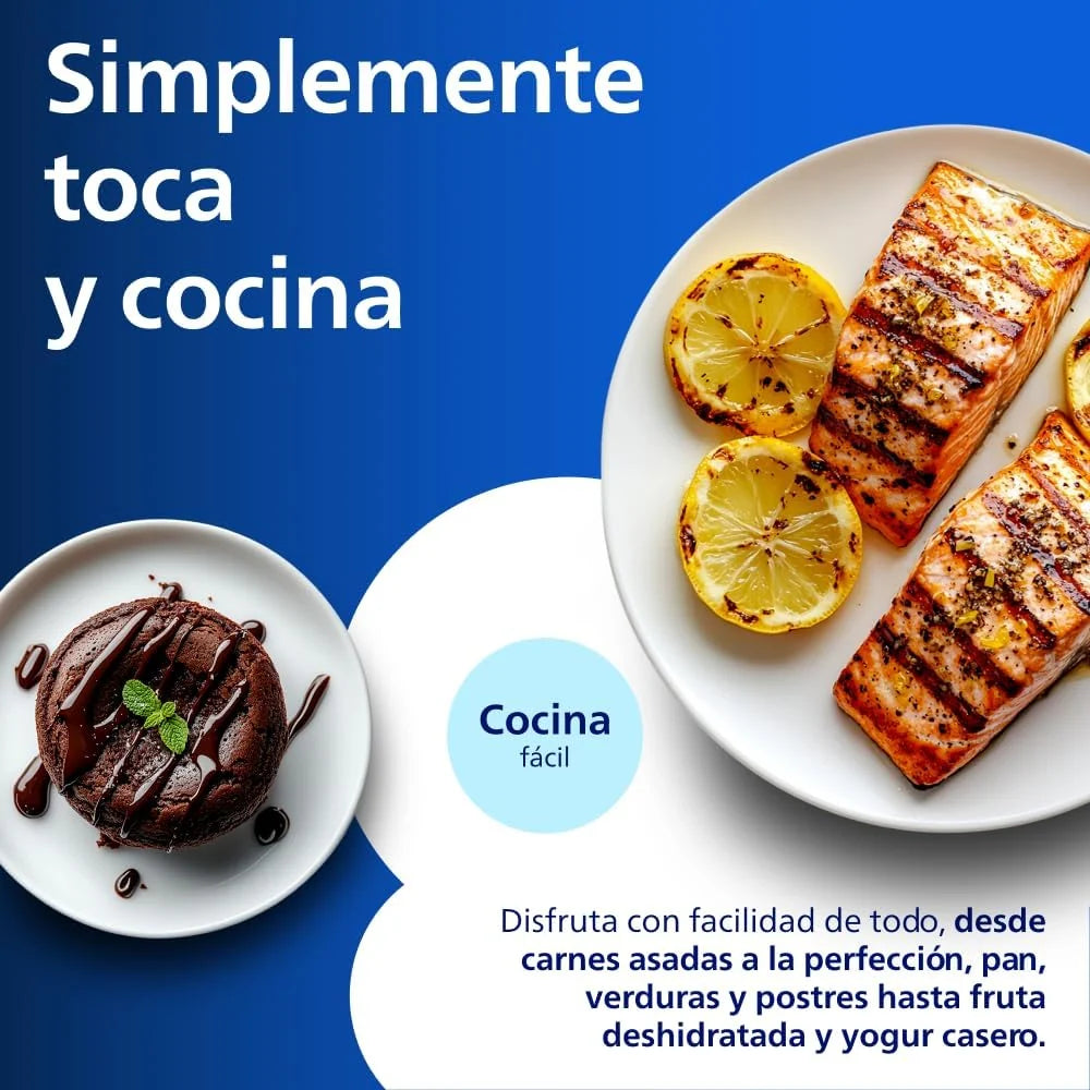 Philips 5000 Airfryer - Freidora de Aire cesta flexible 9,5L, SteamFry